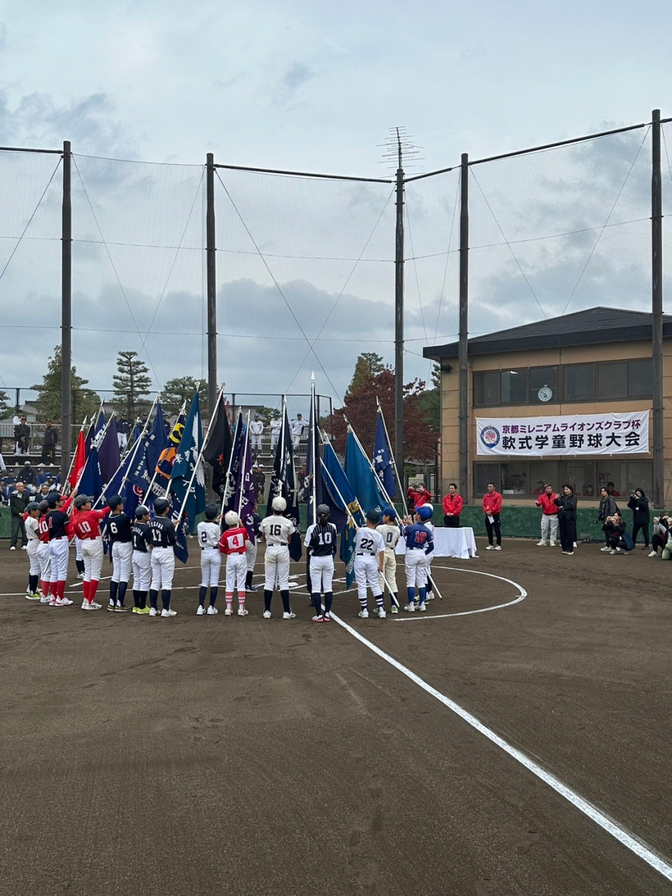 第18回京都ミレニアムLC杯軟式学童野球大会開会式